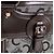 Céline Borsa Boogie Bag C Sulky di Celine Marrone Marrone scuro - vista 14