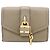 Chloé Chloe Abby Cartera de cuero plegable para mujer Castaño