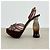 Sandali con plateau Charlotte Olympia Coca Cola Bottle Marrone - vista 5