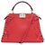Borsa 2-Way Fendi Peekaboo Mini Rosso