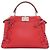 Borsa 2-Way Fendi Peekaboo Mini Rosso - vista 2