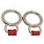 Borsa 2-Way Fendi Peekaboo Mini Rosso - vista 24