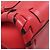 Borsa 2-Way Fendi Peekaboo Mini Rosso - vista 26
