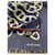 Chaîne d'ancre Hermès Naoussa Mégalo Cotton Scarf White Blue  - view 2