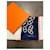 Chaîne d'ancre Hermès Naoussa Mégalo Cotton Scarf White Blue  - view 8