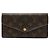 Louis Vuitton Monogram Portefeuille Sarah Cartera Larga Plegable Rosa