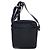 Borsa a tracolla in nylon nero con logo Prada - vista 2