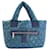 Borsa Chanel Coco Cocoon Blu Nylon