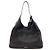 Borsa a tracolla Hobo in pelle di vitello Prada Nero