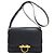 Borsa a tracolla lunga Salvatore Ferragamo Gancini Hardware Nero