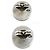 Orecchini a lobo in argento sterling 925 Louis Vuitton - vista 4