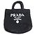 Borsa Tote in Crochet Nera Piccola Prada Nero