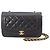 Chanel A01165 Borsa a Spalla Diana 25 in Pelle di Agnello Nera con Hardware Oro Nero