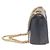 Chanel Vintage Mini Chain Shoulder Bag 2.55 in pelle di vitello matelassé Nero - vista 2