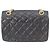 Chanel Vintage Mini Chain Shoulder Bag 2.55 in pelle di vitello matelassé Nero - vista 3