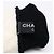 CHANEL Coco Mark Kaschmirstrickhandschuhe Schwarz Weiß - Ansicht 7