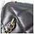Borsa a tracolla Chanel in agnello nero - vista 8