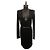 Vestido negro Tom Ford x Gucci con cinturón de hebilla Mors