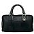 Borsa a mano in pelle Loewe Amazona 28 Anagram Logo Nero