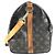 Borsa Louis Vuitton Monogram Keepall Bandoulière 45 Marrone Monogramma - vista 3
