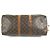 Borsa Louis Vuitton Monogram Keepall Bandoulière 45 Marrone Monogramma - vista 5
