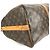 Borsa Louis Vuitton Monogram Keepall Bandoulière 45 Marrone Monogramma - vista 7
