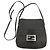 Borsa a tracolla Fendi Zucchino Logo Nero