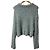 Autre Marque Top de punto de pelo con cuello redondo Mila Owen Verde - vista 2