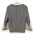 Autre Marque HAUTE Wool Rabbit Fur Check Pullover Knit Black White Beige - view 2