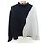 Autre Marque Zanone Woll-Rollkragen-Strickpullover Braun Marineblau