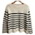 Autre Marque AP STUDIO Grunge Strickpullover Schwarz Weiß