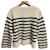 Autre Marque AP STUDIO Grunge Strickpullover Schwarz Weiß - Ansicht 2