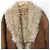 Autre Marque Abrigo de shearling ESTNATION Castaño - vista 4