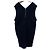 Autre Marque yori Kleid mit V-Ausschnitt Blau Roh Marineblau - Ansicht 2