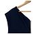 Autre Marque yori Kleid mit V-Ausschnitt Blau Roh Marineblau - Ansicht 3