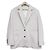 Autre Marque Chaqueta MOHAIR SHAGGY JOSE MOON Blanco Blanco roto