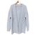 Autre Marque TIARA Mohair Lame Strickjacke Blau Hellblau
