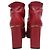 Louis Vuitton Rüschen-Leder-Short-Boots Rot - Ansicht 4