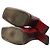Louis Vuitton Rüschen-Leder-Short-Boots Rot - Ansicht 5