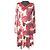 Autre Marque Vestido con estampado de rosas Paola Frani