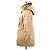 Moncler LAGOPEDE Fox Fur Down Coat Beige - view 3