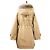 Moncler LAGOPEDE Fox Fur Down Coat Beige - view 4