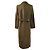 Abrigo largo de lana Theory Luxe SUPER SEEK JEMINA Verde Caqui - vista 3
