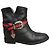 Autre Marque Botines de piel Via Roma 15 Negro