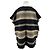 Isabel Marant Poncho de lana a rayas Castaño - vista 2