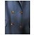 Brunello Cucinelli Casaco de cashmere de abotoamento duplo azul-marinho - tamanho UK 8 Azul marinho - vista 5