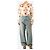 Autre Marque Blue washed Wide-Leg-Jeans - Größe L Blau - Ansicht 2