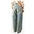 Autre Marque Blue washed Wide-Leg-Jeans - Größe L Blau - Ansicht 3