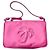 Palm Angels Borsa a tracolla rosa in nylon con palma