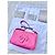 Palm Angels Borsa a tracolla rosa in nylon con palma - vista 2